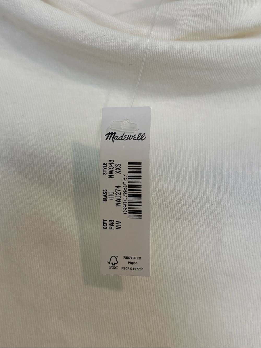 Madewell Ruched Mockneck Tank - Picture 9 of 10